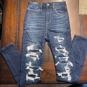 American eagle jeans size 0